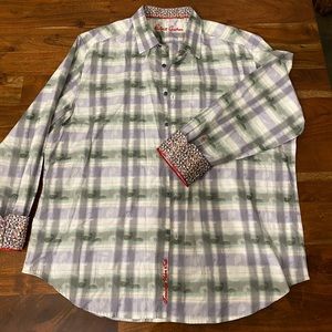 Robert Graham men’s button up shirt